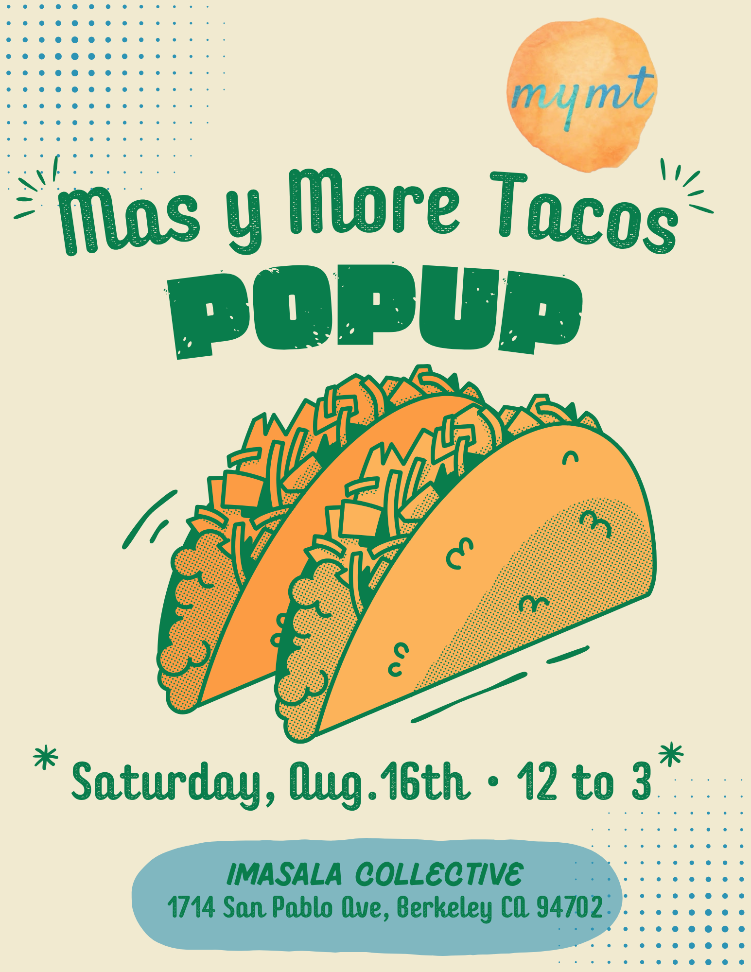 MAS Y MORE TACOS POPUP