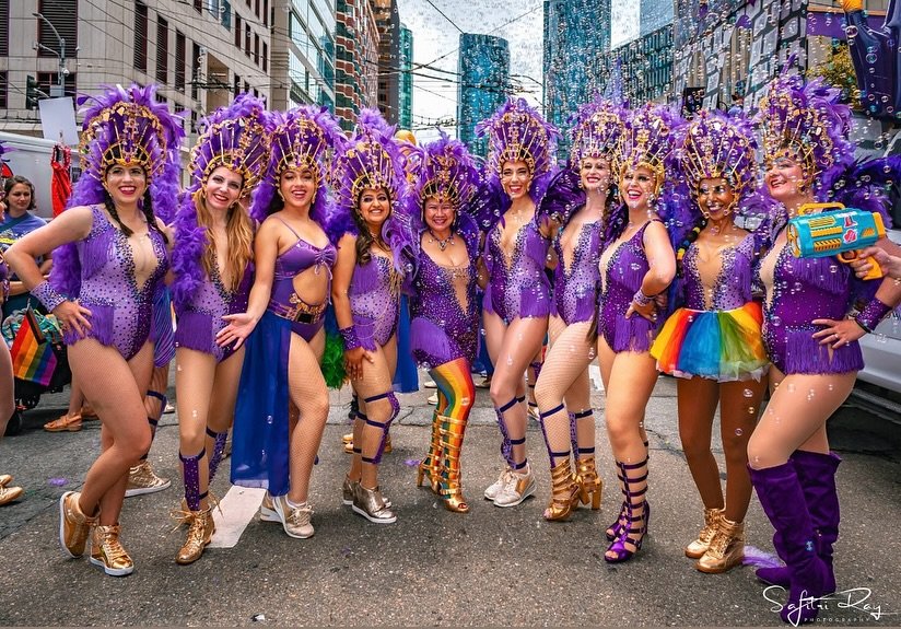 We hope everyone is having a wonderful Pride🤩 2023 Pride Parade with Sambax&eacute; 🌈 Photo credit: @artsy_thru_lens 

Come dance with us! Even if a true beginner, please come, we all started out that way! Learn more and sign up at sambaxedancesf.c