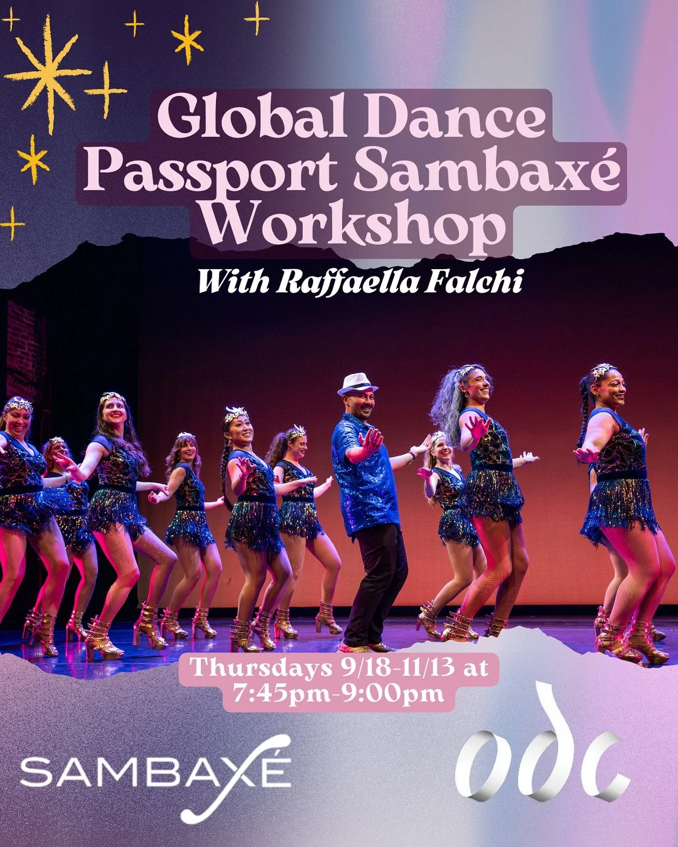 Our Winter Workshop is back🤩 Join us for ODC Global Passport with Sambax&eacute;!

Drop-ins welcome! No matter your dance background, this workshop is your chance to dance or learn samba, learn new dance moves and experience Brazilian culture that e