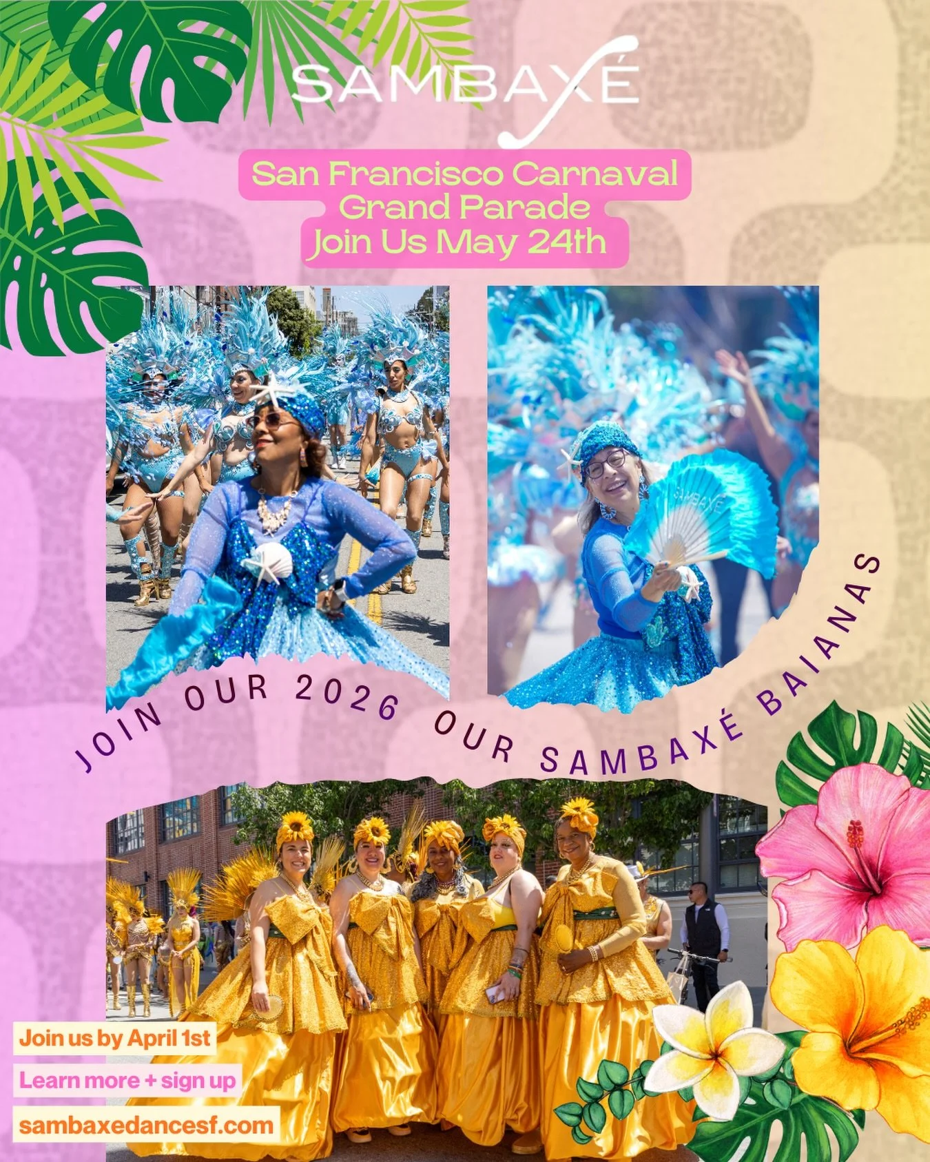 Our Baianas section is now Open🤩 Baianas twirl through the samb&oacute;dromo like living offerings to Rio&rsquo;s soul. They lead us as we honor Brazil, spinning their skirts in a sacred tribute to Candombl&eacute;, ancestry, and the city&rsquo;s un