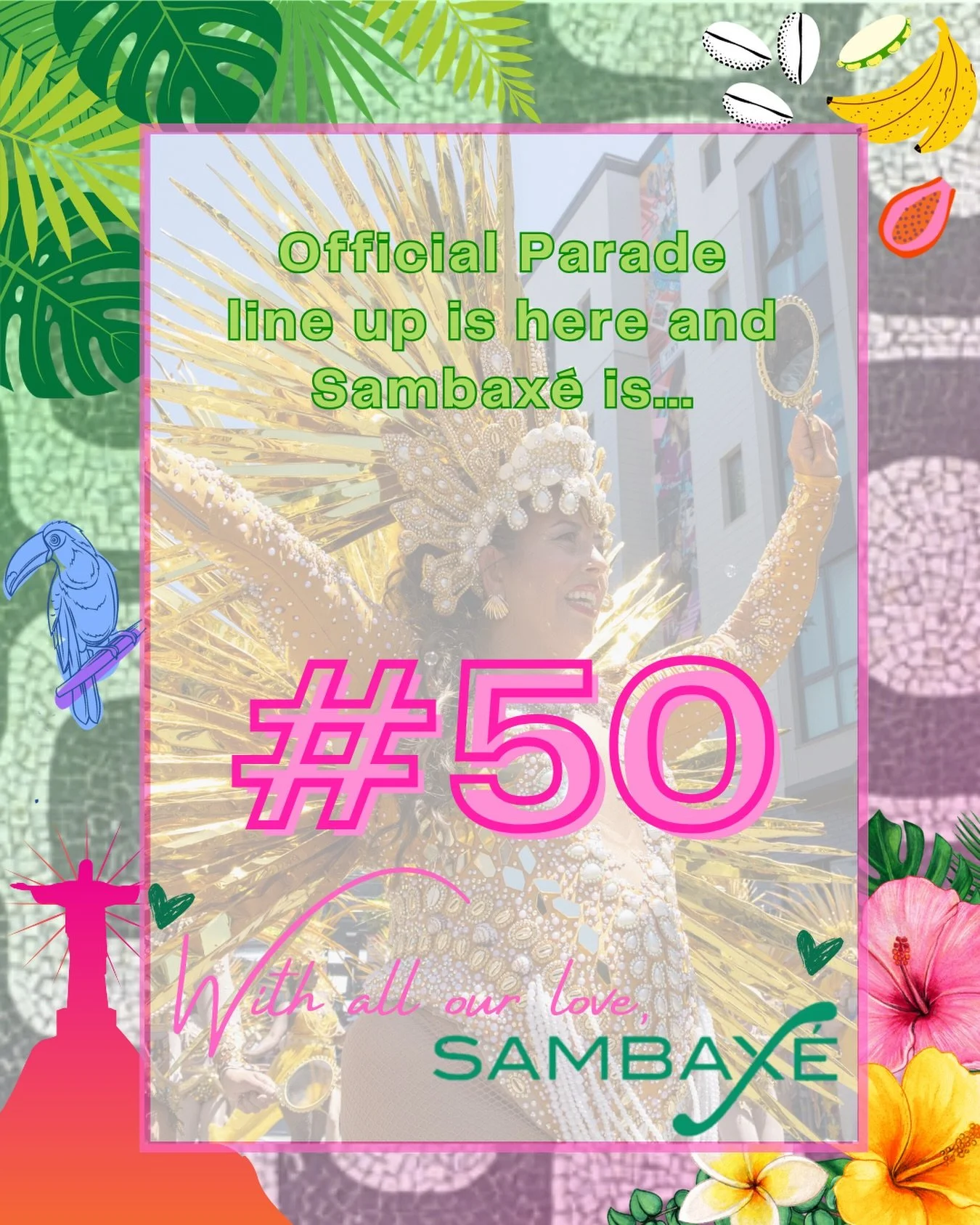 It&rsquo;s official🤩 Sambax&eacute; will be #50 at the San Francisco Grand Carnaval Parade✨ We look forward to seeing you on May 24th🩷💚

Carnaval San Francisco! Memorial Day Weekend: Sunday, May 24th🤩💃🏽

Sambax&eacute; earned 2nd place overall 