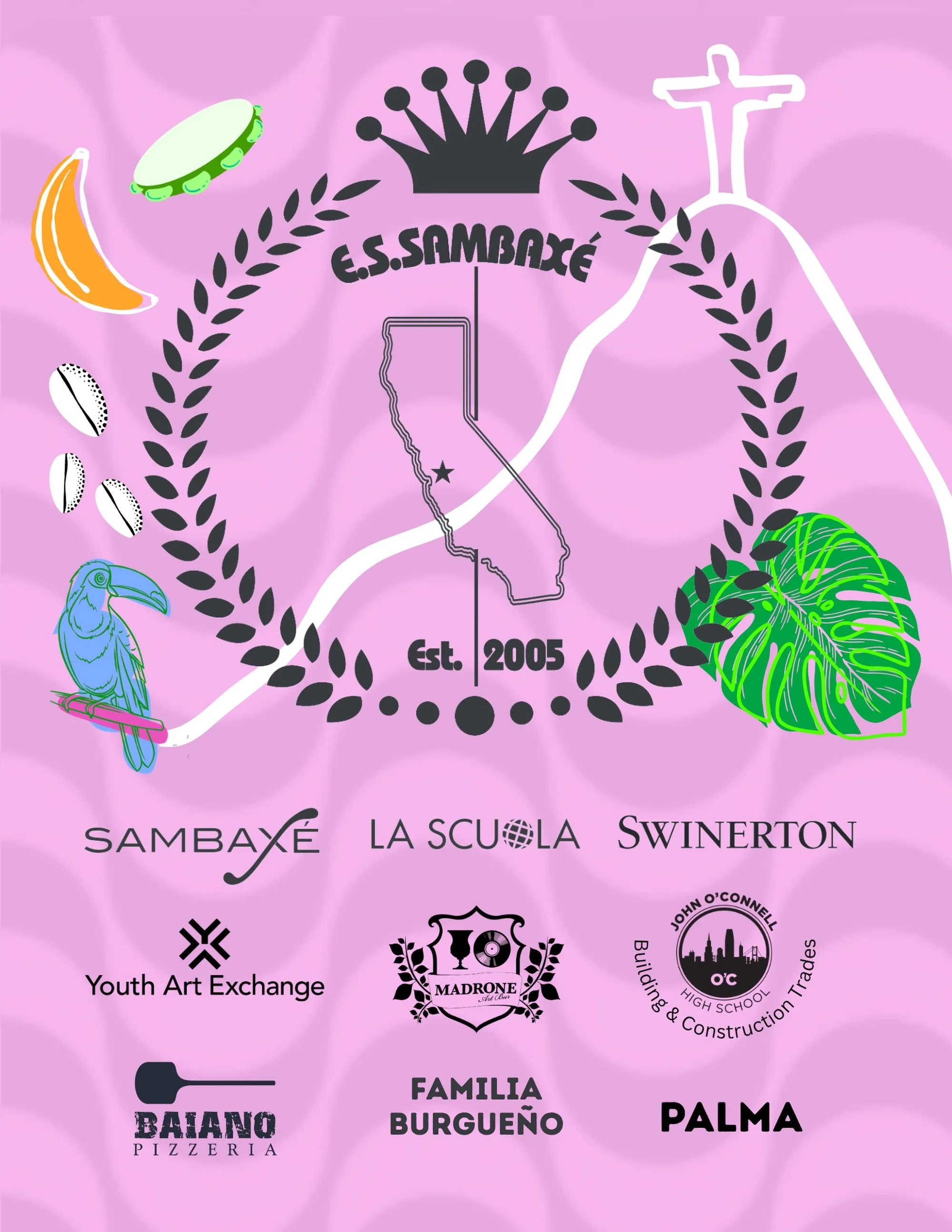 A big thank you to all of our sponsors for the 2026 season💚🩷 We would not be able to do it without you all!

💃🏽All Level Samba Class
⏰Every Thursday 6:45pm-8pm
📍ODC Dance Commons 351 Shotwell st

Sambax&eacute; earned 2nd place overall in the Gr