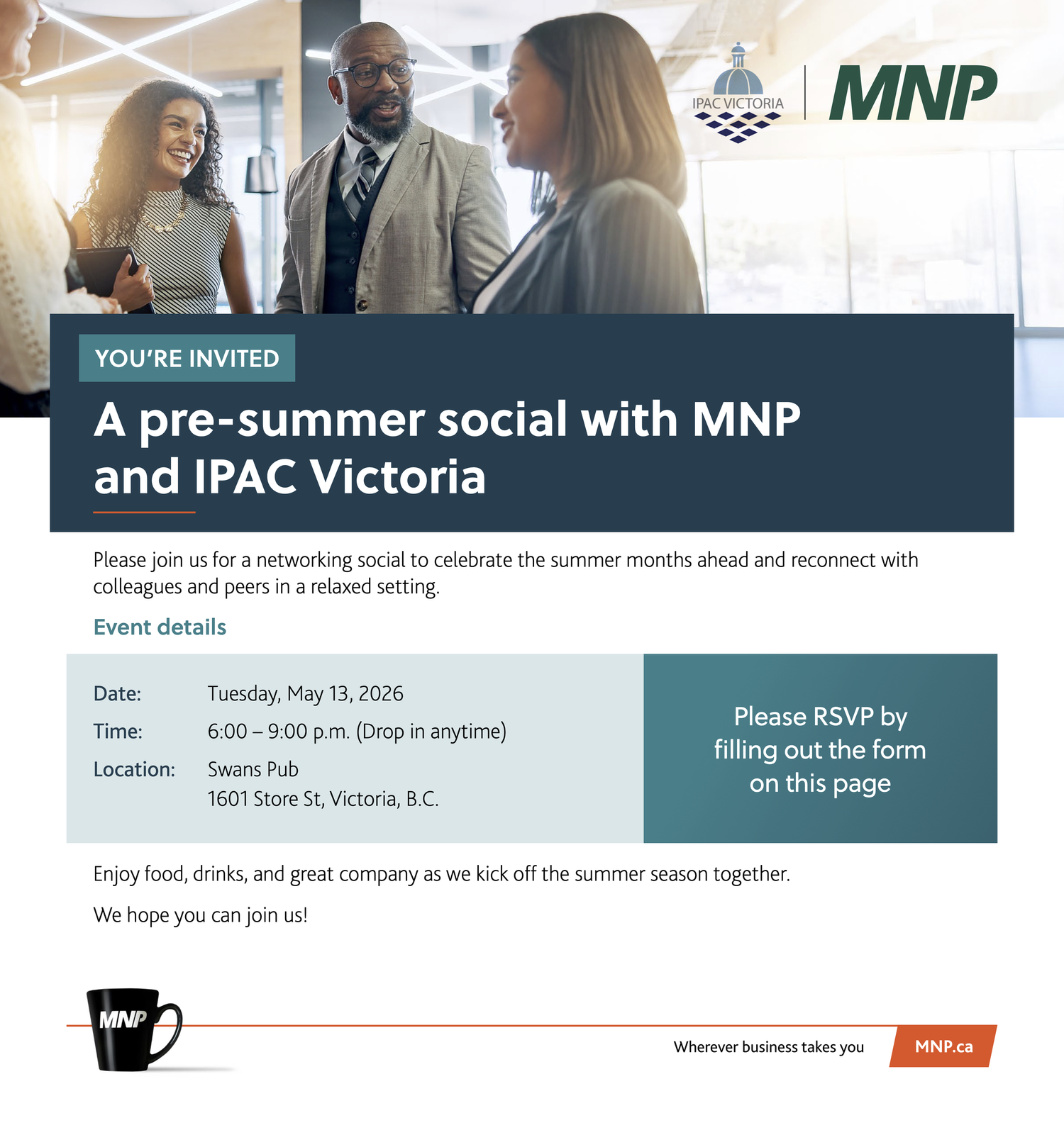 MNP &amp; IPAC Pre-Summer Social