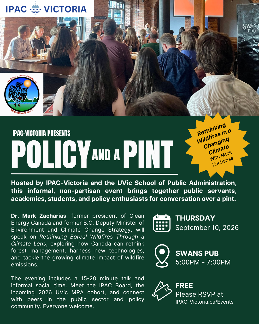 Policy and a Pint - September 2026