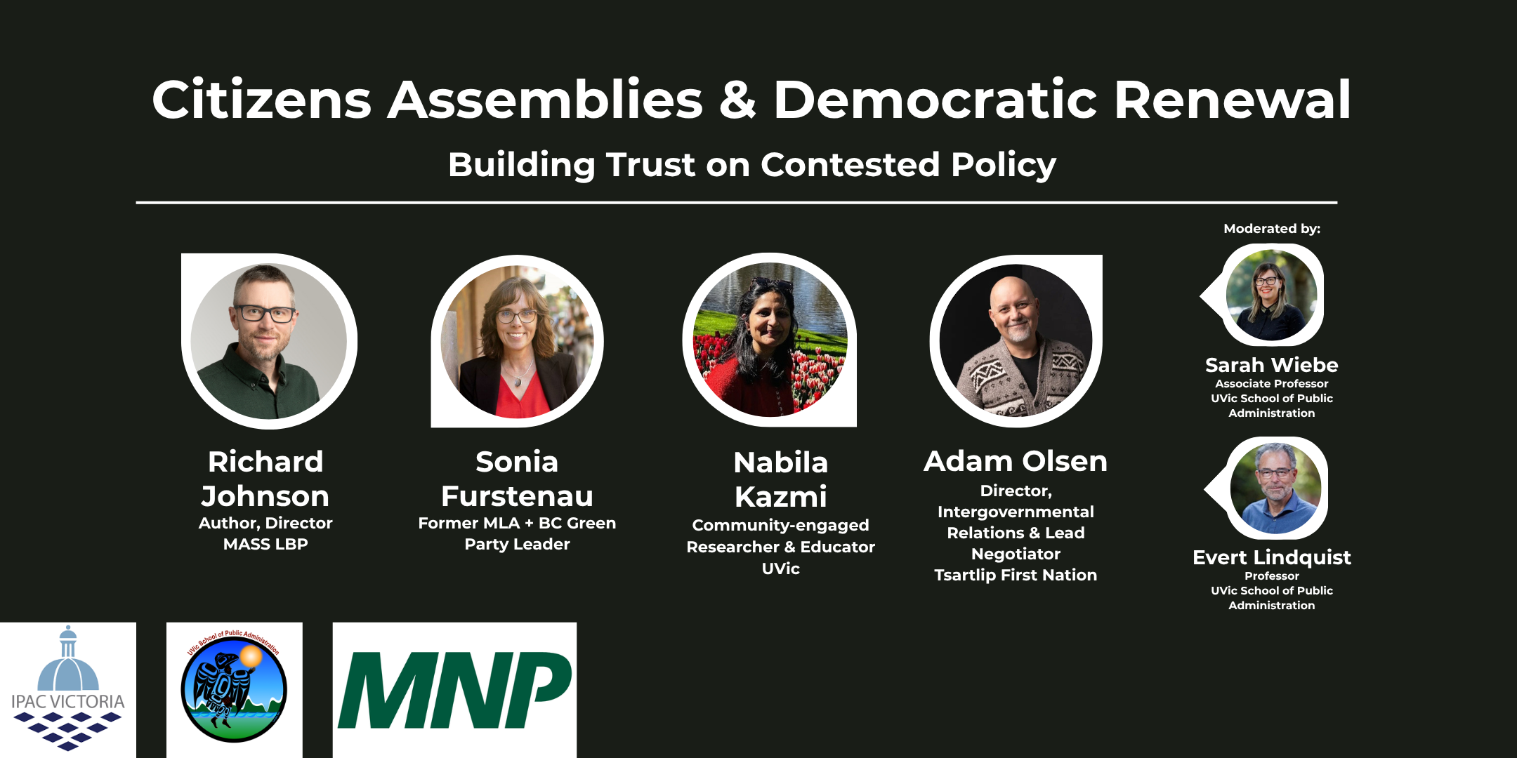 Citizens' Assemblies &amp; Democratic Renewal: Building Public Trust on Contested Policy