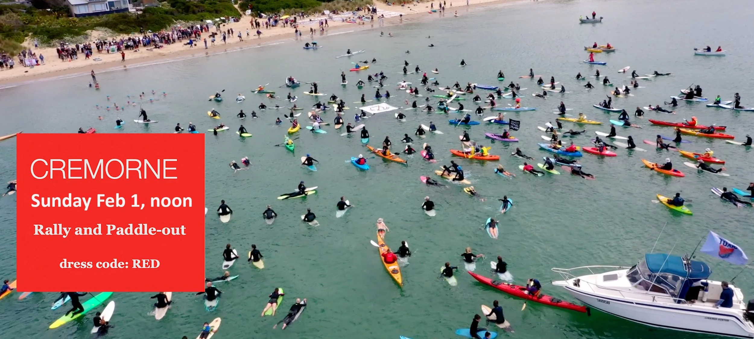 CREMORNE RALLY - UNCAGE OUR BAYS