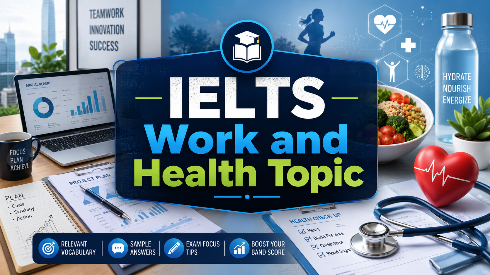 IELTS Work &amp; Health Topic