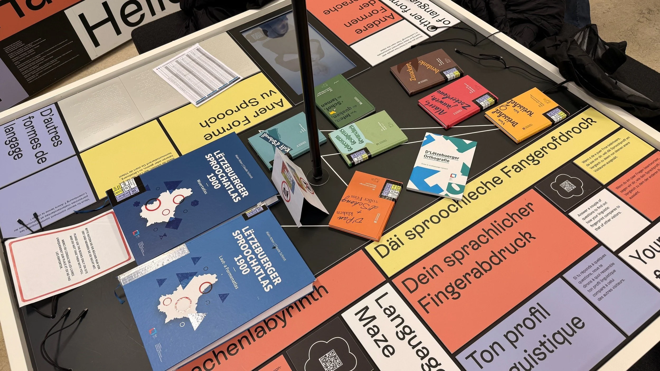 Ausstellung "Lëtzebuerger Sproochen"