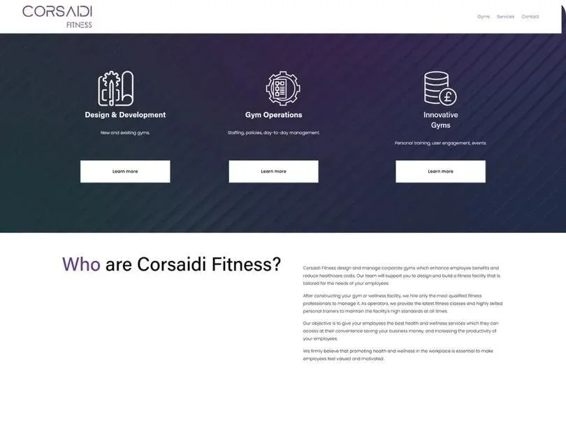 Corsaidi Fitness <span id="portfolioCategory"><br> Private Gym Operator</span>