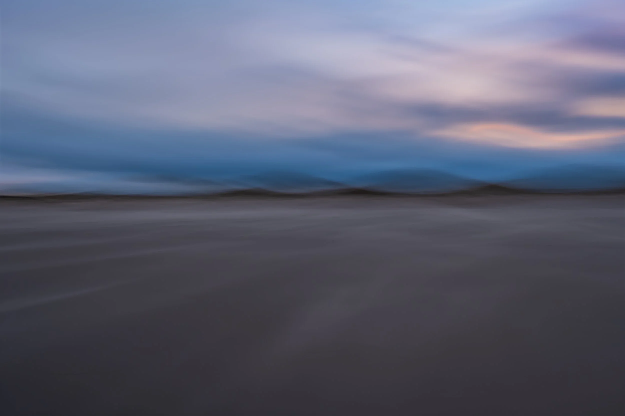 Windswept Dusk - West Sands, St Andrews, Fife.