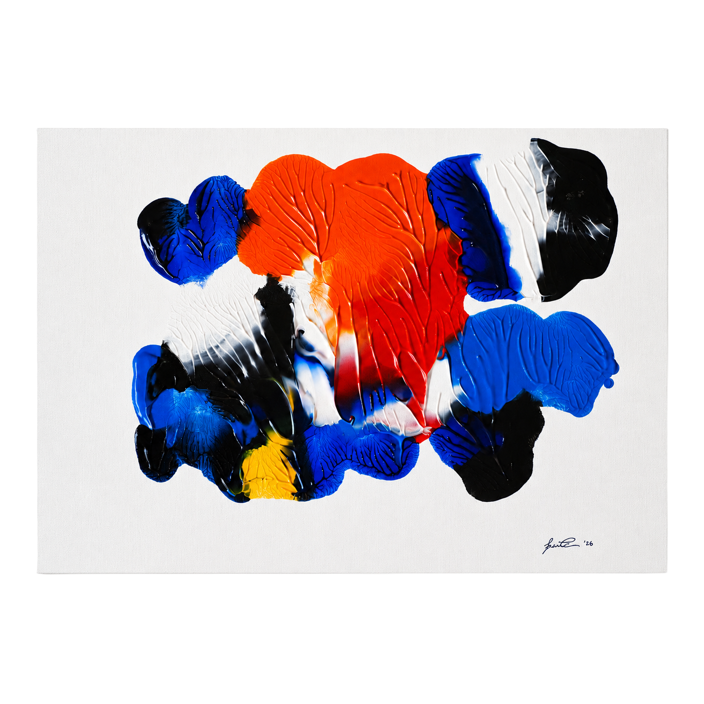 SOLD Mountains – 950 SEK unframed – 30x30 cm
