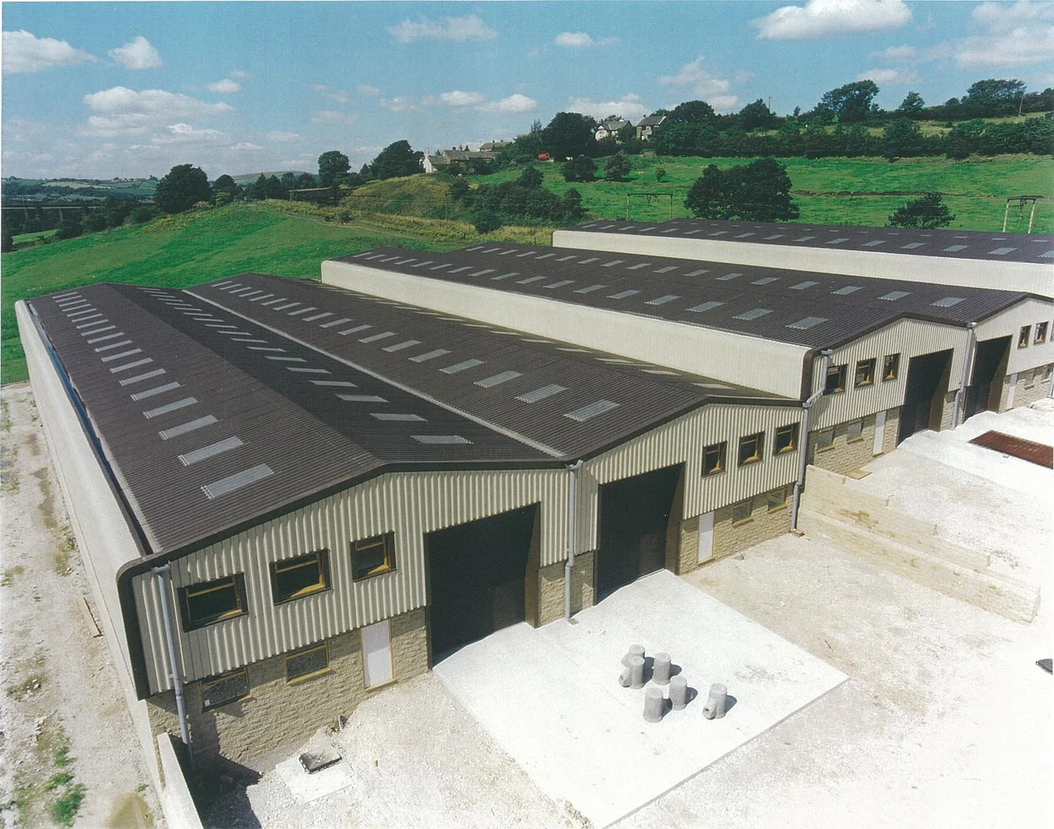 A speculative development of industrial units for Bateson Properties Ltd in Manchester – one of three we completed