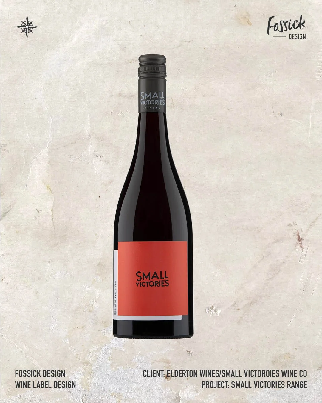 ✨ BRAND IN FOCUS: SMALL VICTORIES WINE CO 🍷

The Brief:
Small Victories Wine Co is a dynamic and approachable wine brand created by the well-established Elderton Wines, located in the Barossa Valley. They wanted a fresh, modern label design that wou
