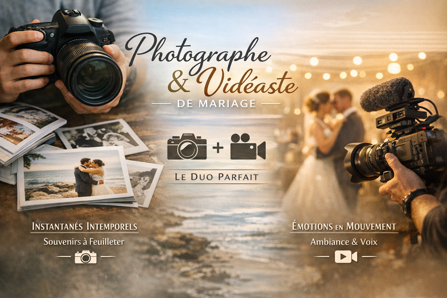 Choix photographe ou vidéaste