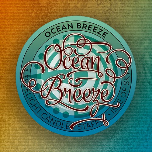 Ocean Breeze - A Skyelight Scented Fragrance Tin Candle