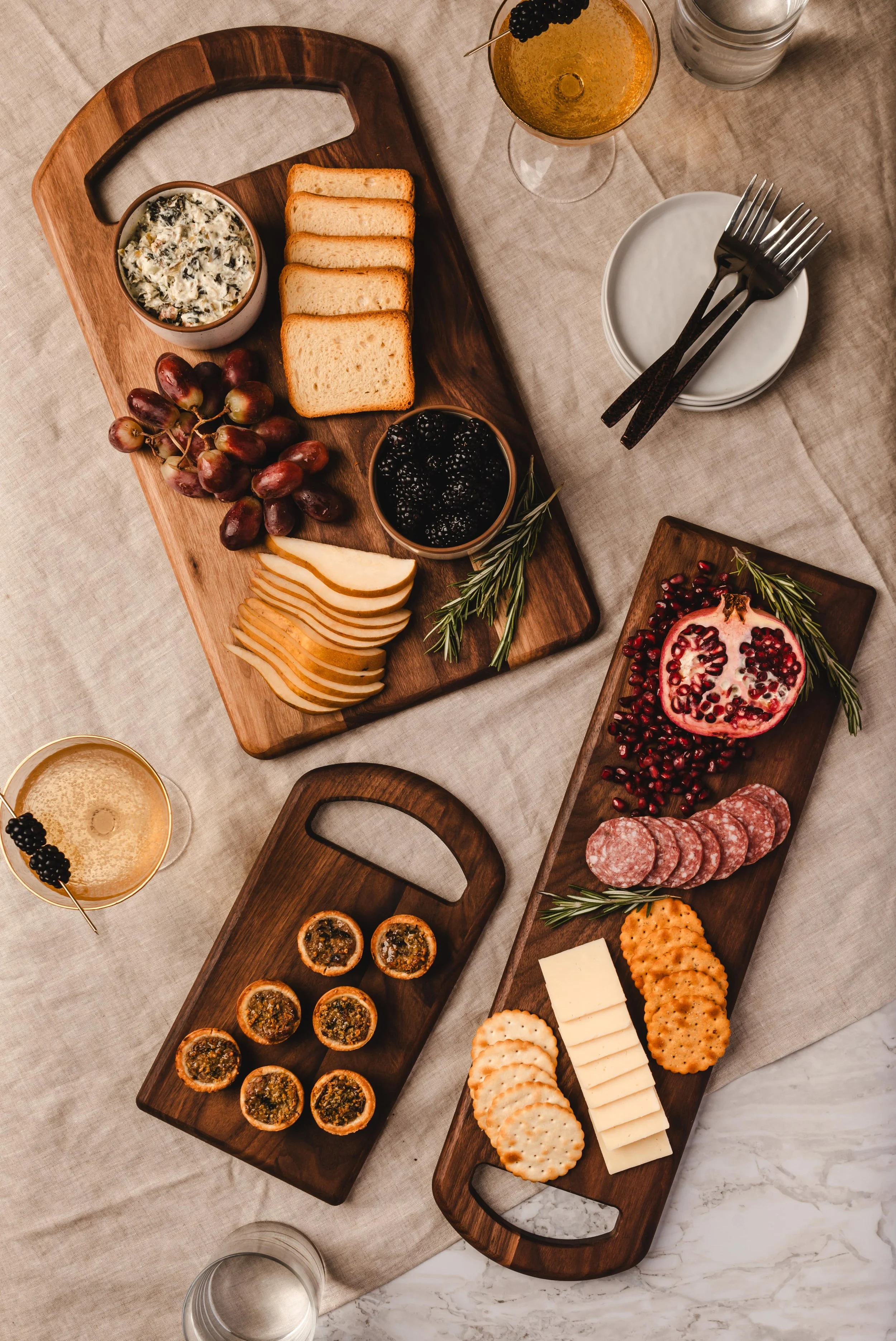 JK Adams Walnut Serving Boards