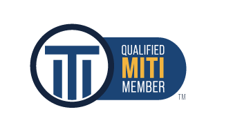 The MITI logo. It displays the ITI logo next to the words Qualified Member, MITI, in all caps.