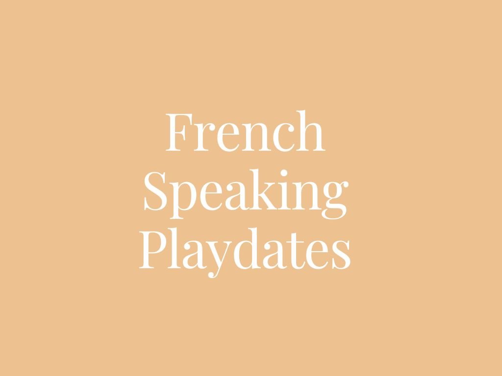 French Meet-up / Playdate