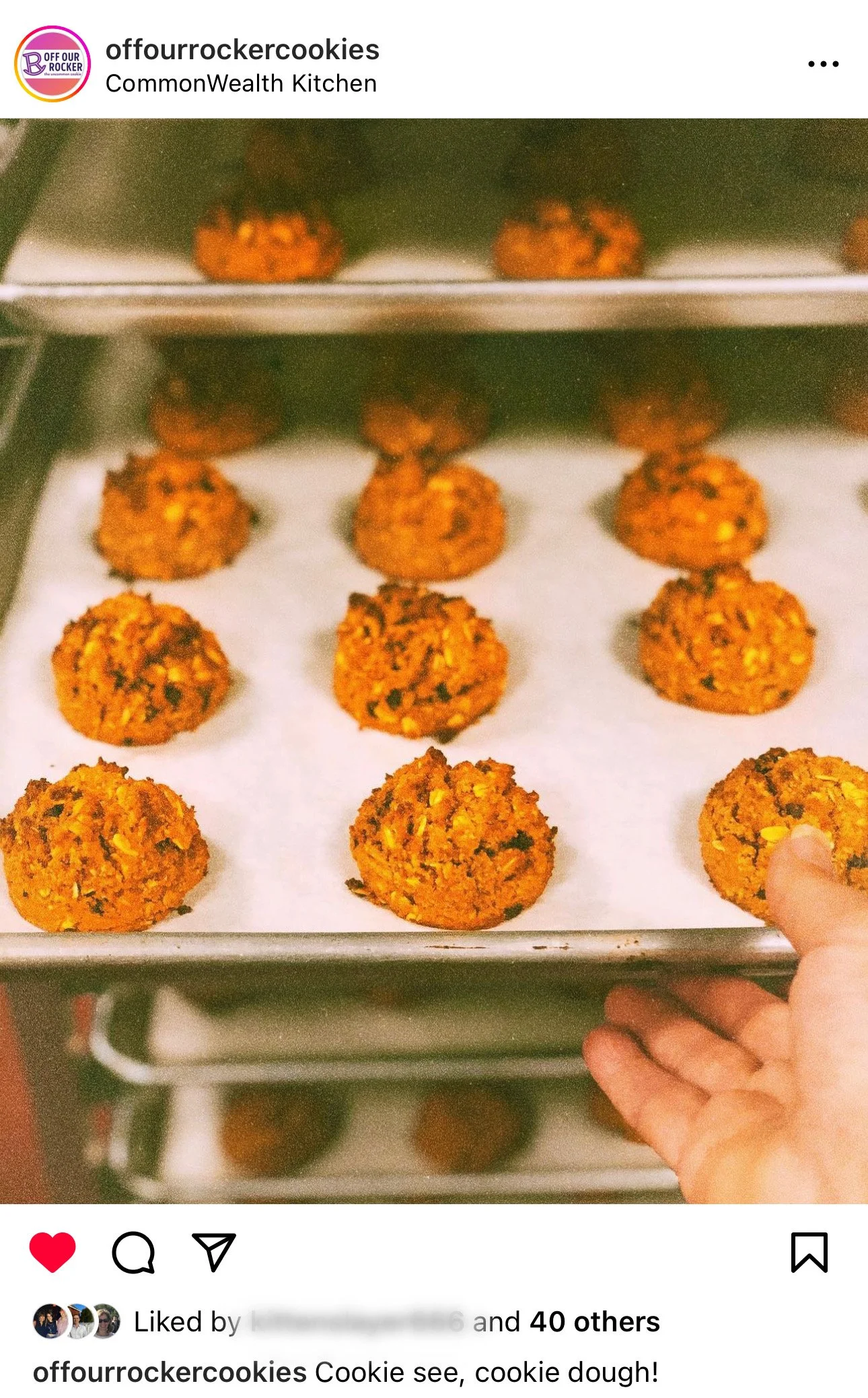 Caption drafted for company social.