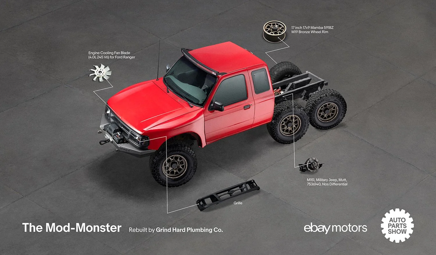 Auto brand photography by New York commercial photographer Adam Lerner -  YouTuber GrindHardPlumbing at the New York Auto Parts show in the Classic Car Club in New York City