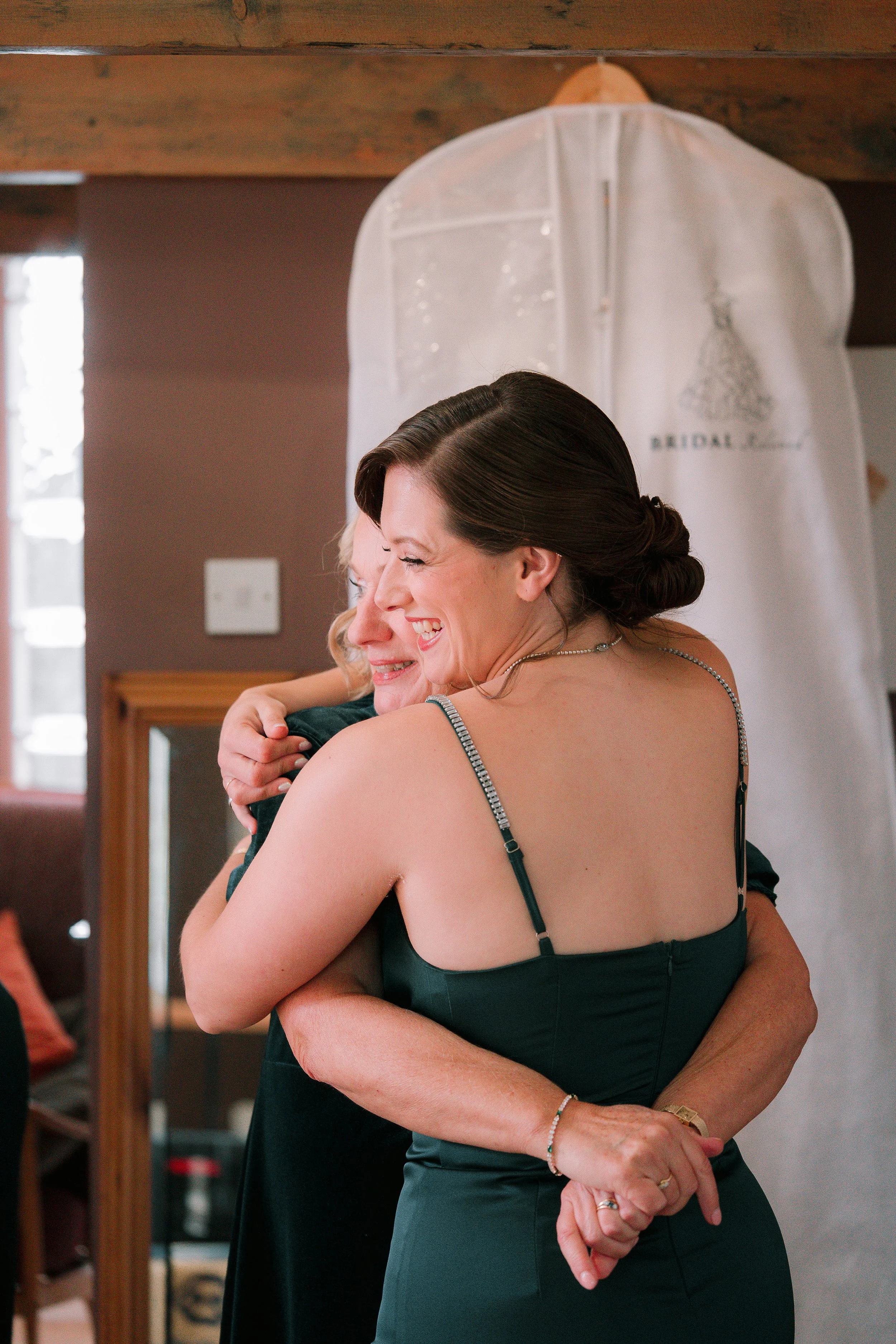 Bride Family being happy