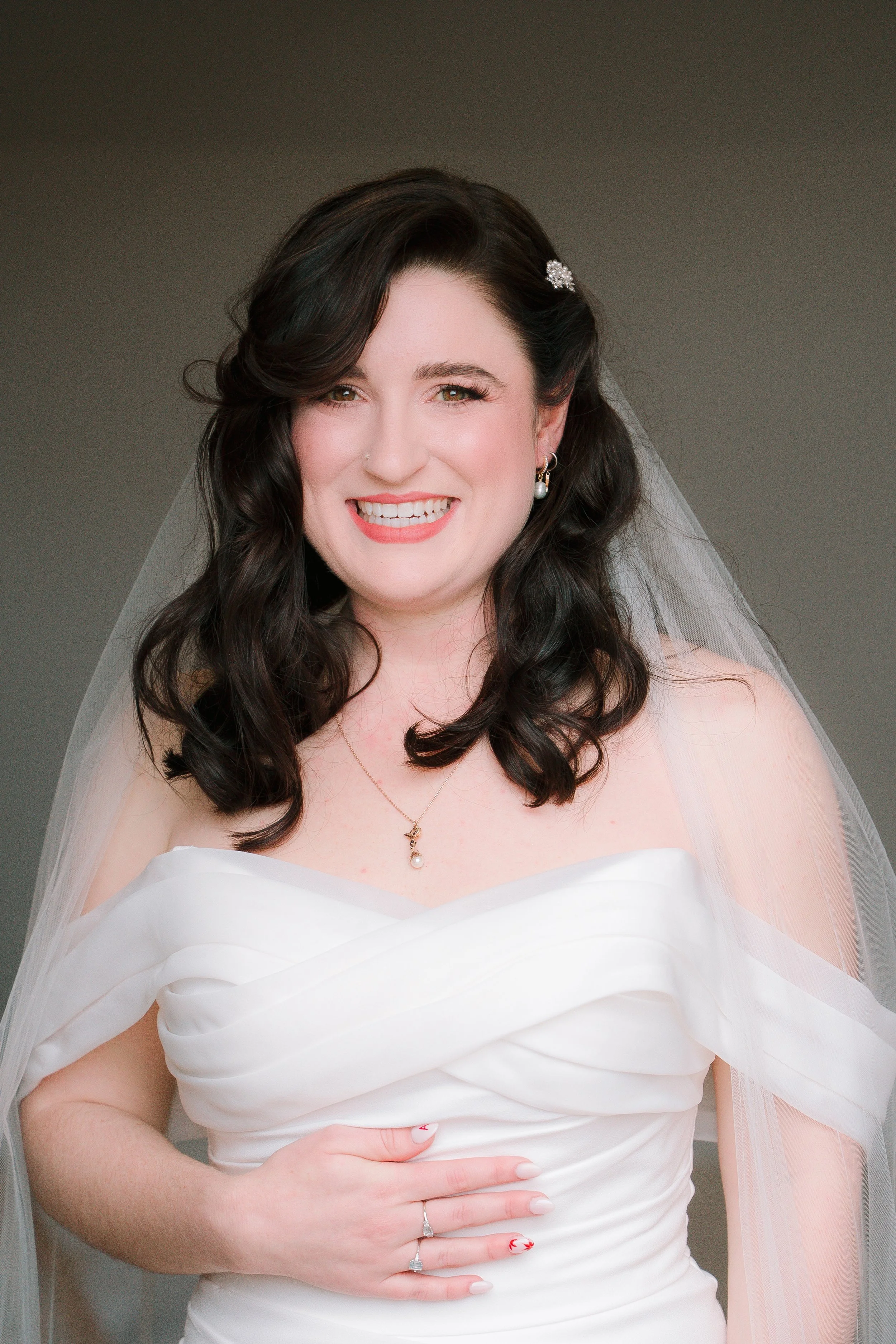 Bride Smiling