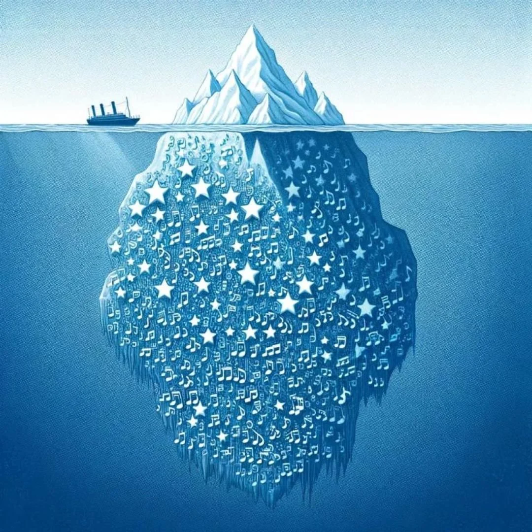 Survivorship bias in the music industry