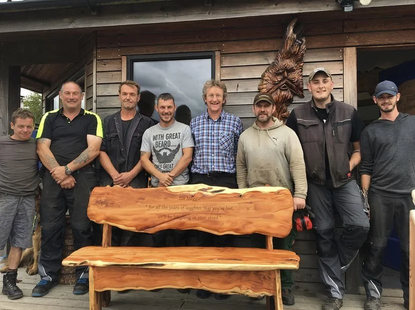 The staff team at Scottish Wood sawmill, ASHS