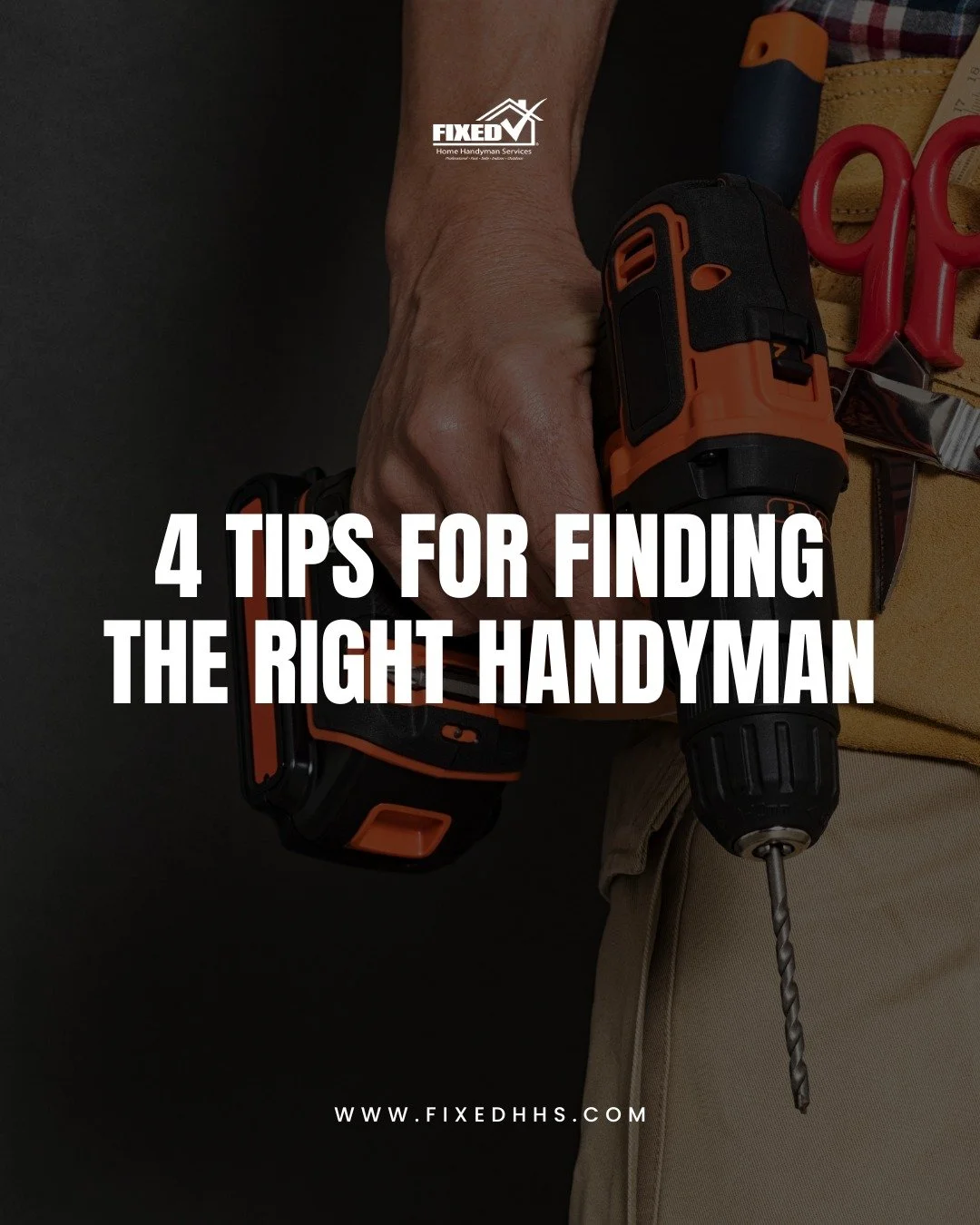 🔧 Looking for the right handyman? Start here.
Swipe through these 4 must-know tips before hiring anyone to work on your home 🏠

1️⃣ Check Reviews &ndash; Real feedback tells real stories.
2️⃣ Verify Licenses &amp; Insurance &ndash; Protect your pro