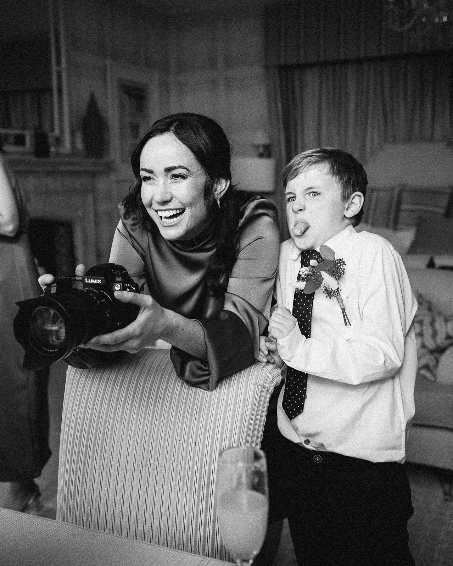 When you tell kids to &ldquo;smile for the camera&rdquo; on your wedding day!

Beautiful &amp; fun day with Charlie &amp; Dom at @clevedonhall recently, looking forward to sharing a few more special moments

#weddingphotography #weddinginspo