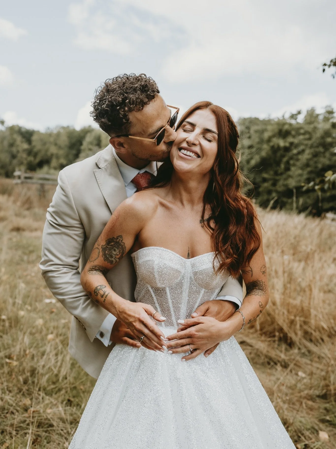 Fiona &amp; Jack!

Cracking day in the sunshine at @threepools_permaculturefarm thanks to Fi&rsquo;s sausage burying. Always so special to capture your friends wedding day. It started with everyone crying through the ceremony, and it finished with an