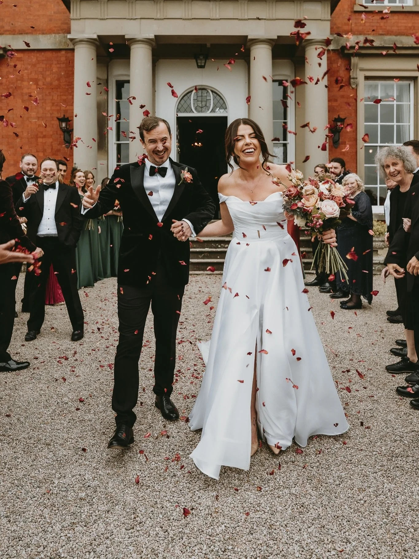 Heather &amp; David! These legends walked down the aisle to their favourite movie soundtracks played by string quartet, which I was a huge fan of. And then when I heard Concerning Hobbits, I went bananas (inside of course).

Some hilarious croquet ac