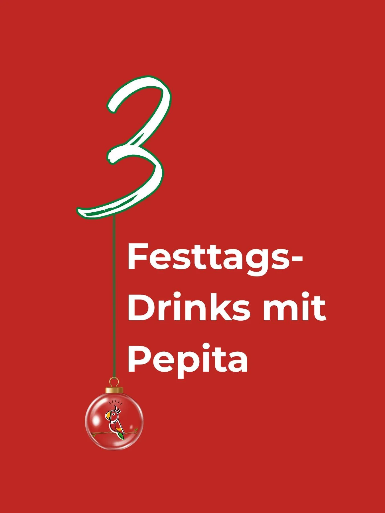 Frohe Festtage! 🎄✨

Wir haben 3 unkomplizierte Drinks mit Pepita f&uuml;r gem&uuml;tliche Runden zusammengestellt. Ohne Alkohol. F&uuml;r die ganze Familie.

Swipe f&uuml;r die Rezepte und speichern f&uuml;r sp&auml;ter.
.
.
.
Pepita, das Schweizer 