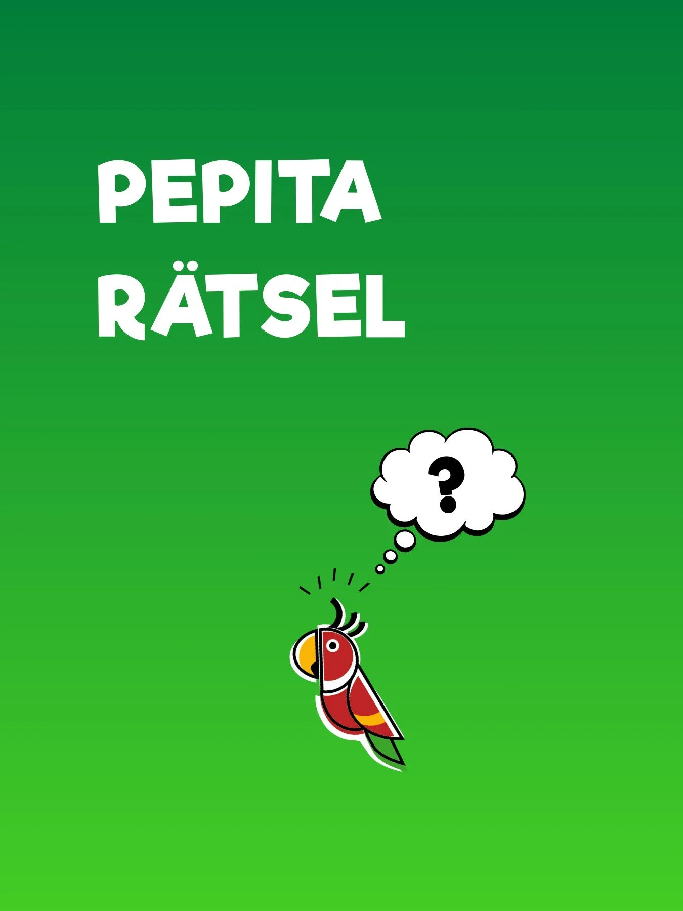 Langeweile?

Wir haben die Besch&auml;ftigung.

L&ouml;se unser Kreuzwortr&auml;tsel und kommentiere das L&ouml;sungswort unter diesem Beitrag, um am Gewinnspiel teilzunehmen. 🍀

Zu gewinnen gibt's einen 24-er Pack Pepita🦜

Teilnahmeschluss ist der