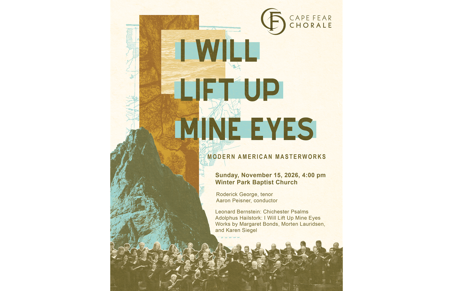 I Will Lift Up Mine Eyes:  Modern American Masterworks
