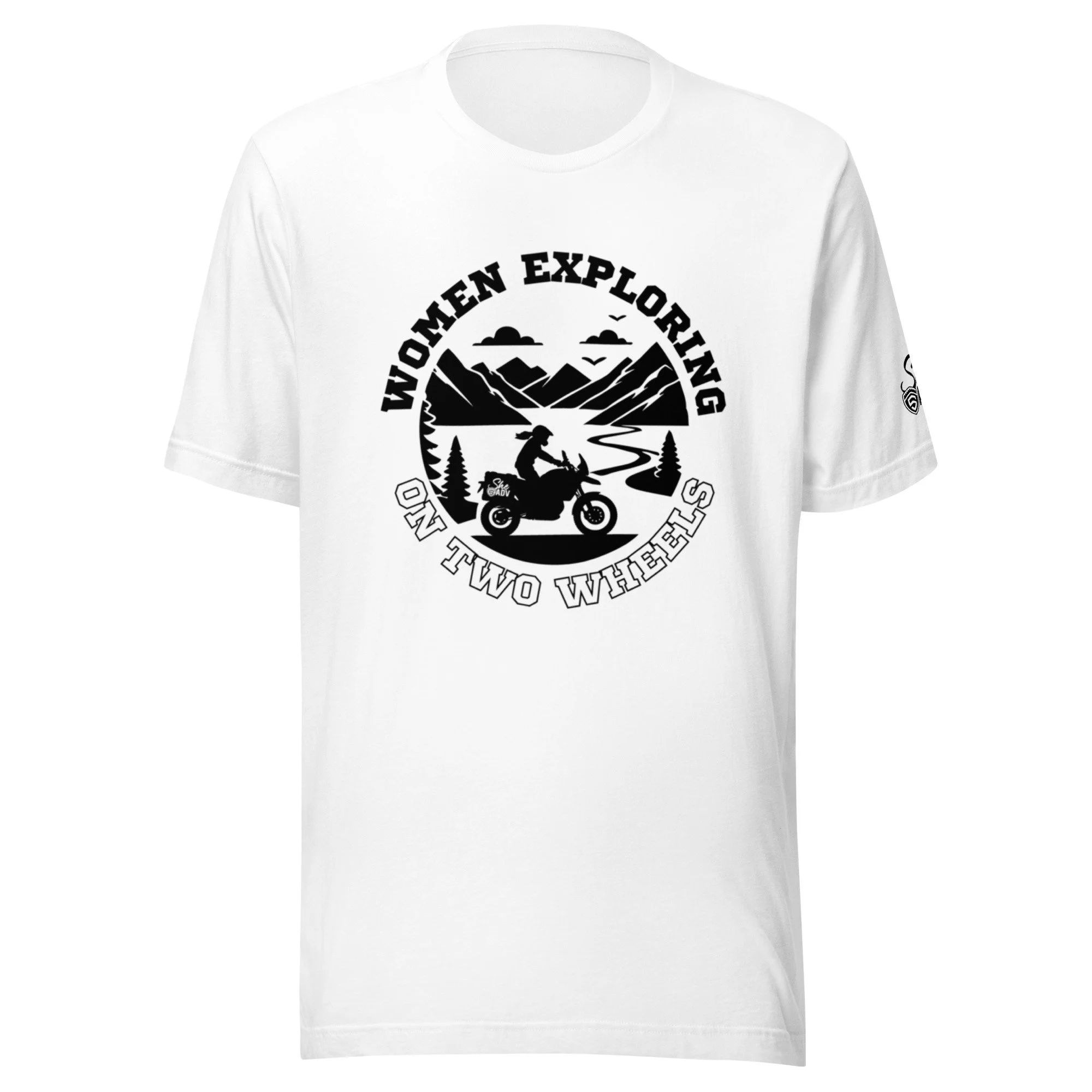 Women Exploring on Two Wheels Unisex T-shirt