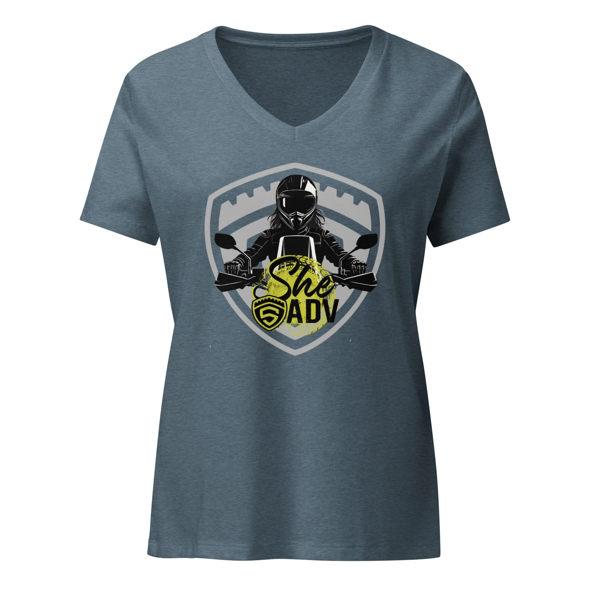 SheADV Relaxed V-neck T-Shirt
