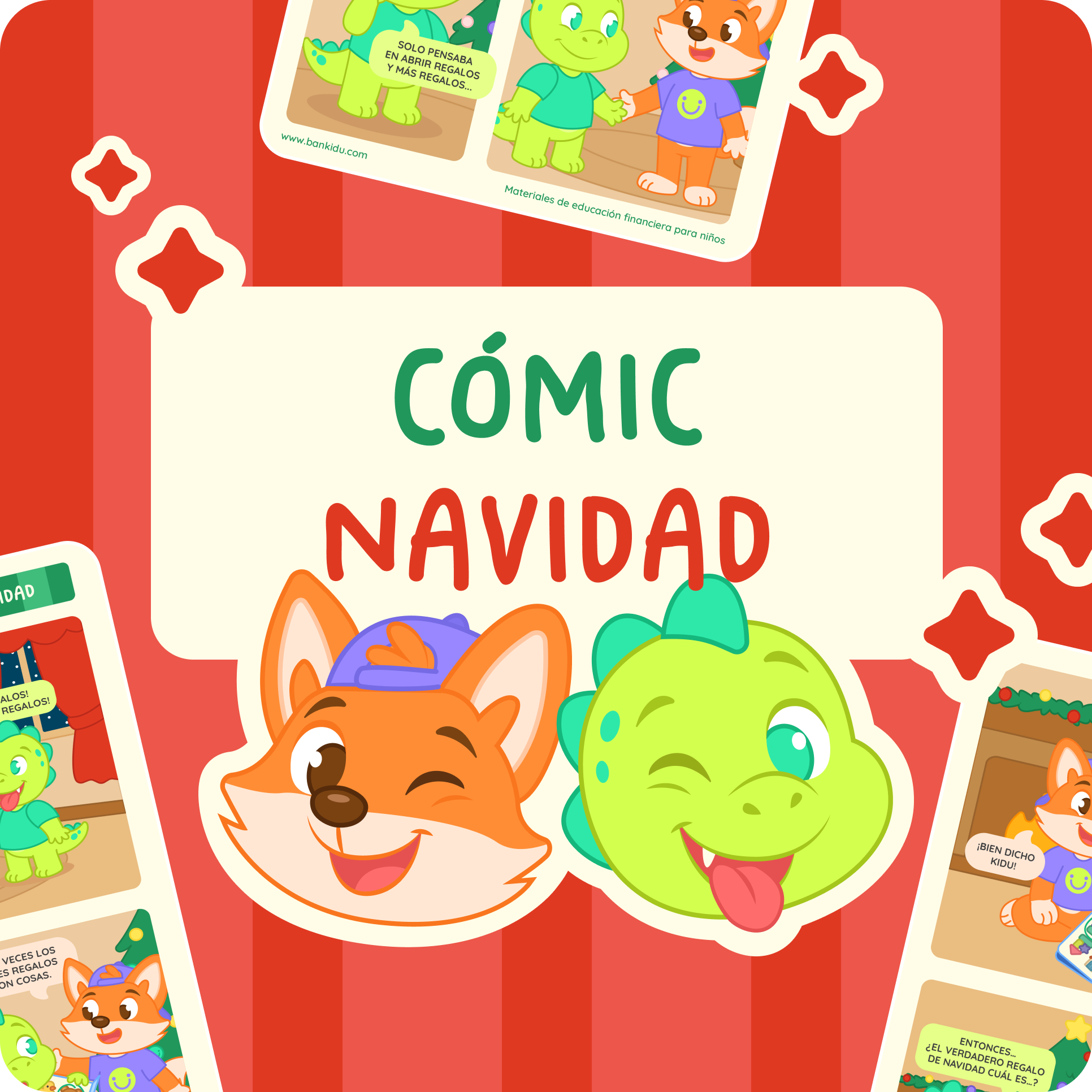 Cómic Navidad Banki y Kidu