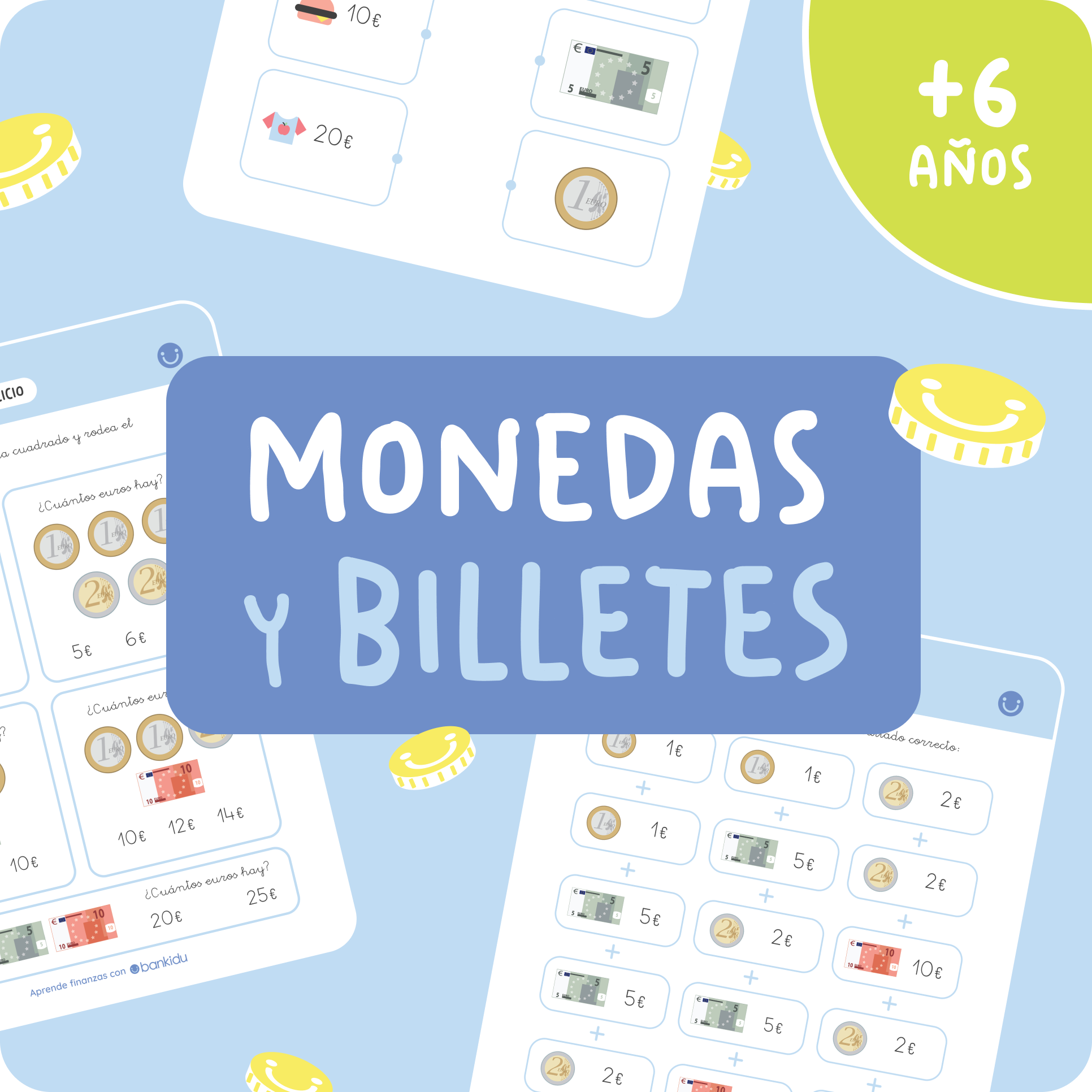 Pack Monedas y Billetes (+6 años)