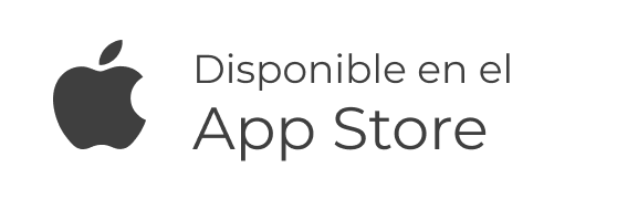 Logotipo de Apple y texto que dice 'Disponible en el App Store'.