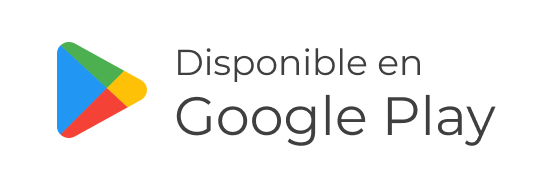 Logo de Google Play con texto 'Disponible en Google Play'