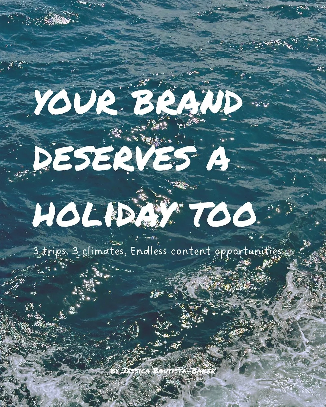 Your brand deserves a holiday too ✈️

Over the next 6 months I&rsquo;m heading on three very different trips:
☀️ Mallorca in September (late-summer sun)
❄️ Iceland in November (cosy winter vibes)
🌞 South Africa in February (peak summer energy)

That