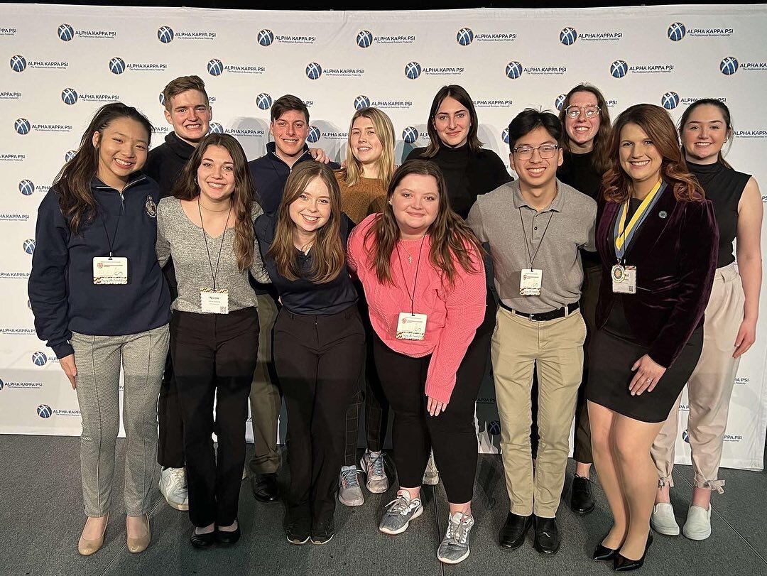 Last weekend a group of our brothers went to Chicago for Elevate, an AKPsi conference. 

During the conference, our brothers got the opportunity to learn about leadership, inclusivity, managing finances, and teamwork skills while also networking with