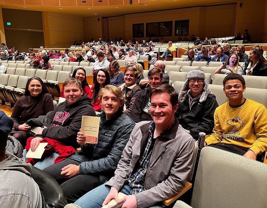 Being brothers means being there for one another&ndash; in and outside of chapter. 

A group of our brothers showed up to support brother Edwin at his final band concert last night in which he played the french horn. We are so proud of you Edwin for 