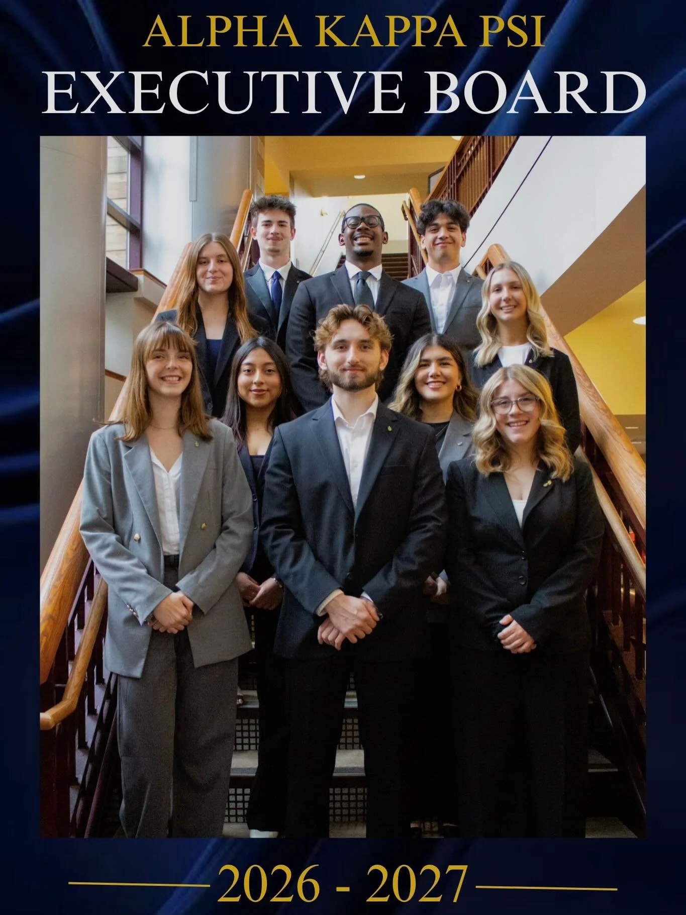 Welcoming our Executive Board for the upcoming academic year! Congratulations to all of our position holders! We are so excited to see everything you accomplish in the year ahead. 

💙💛

#akpsi #alphakappapsi #isu #businessfraternity