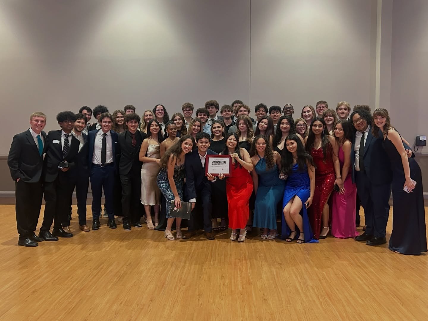Last week our chapter attended the College of Business SLAB Gala! 

This was a great event to recognize all of the College of Business organization&rsquo;s hard work. We were nominated for several awards and we&rsquo;re proud to announce our chapter 