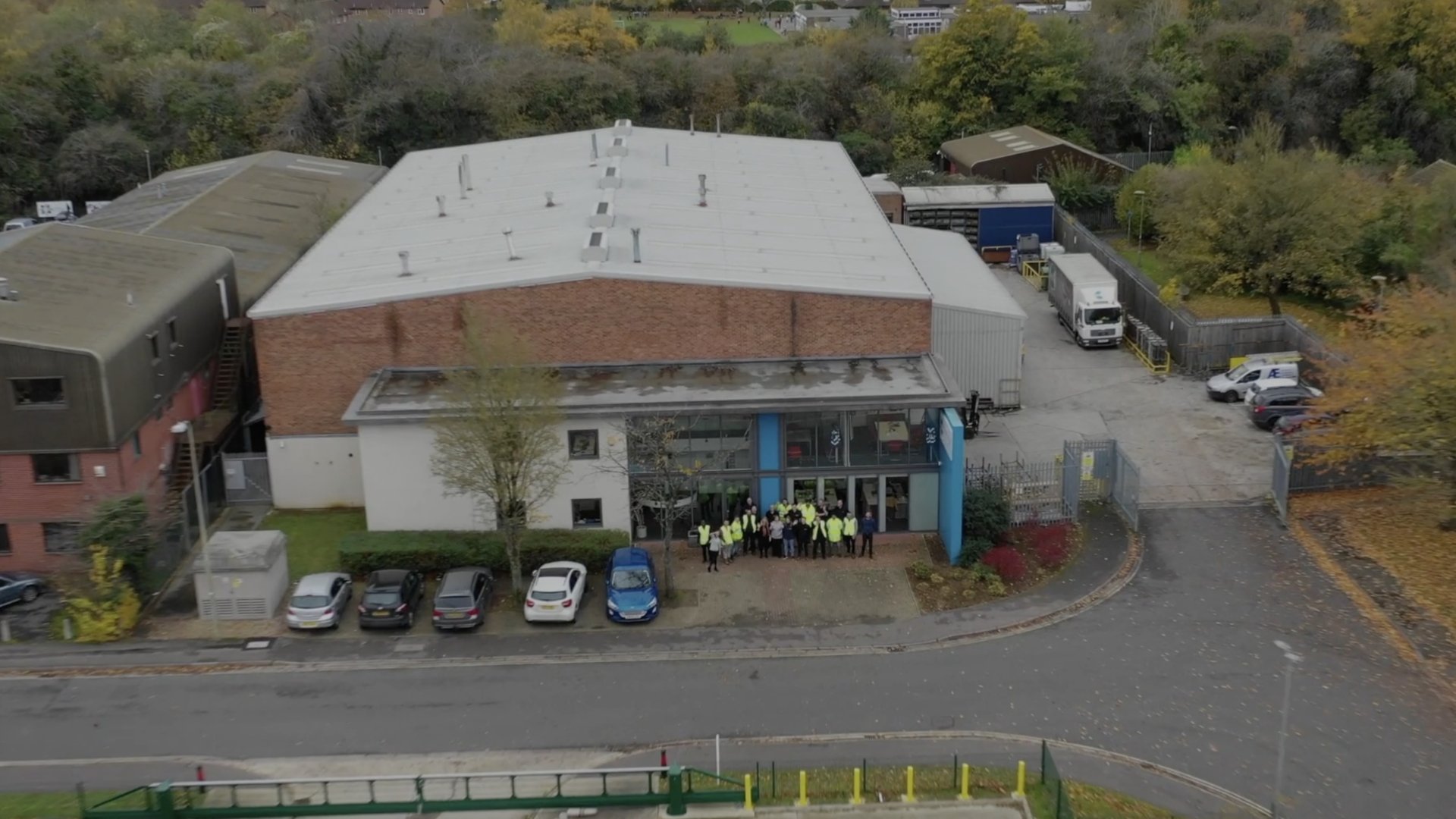 outside the factory of powdertech
