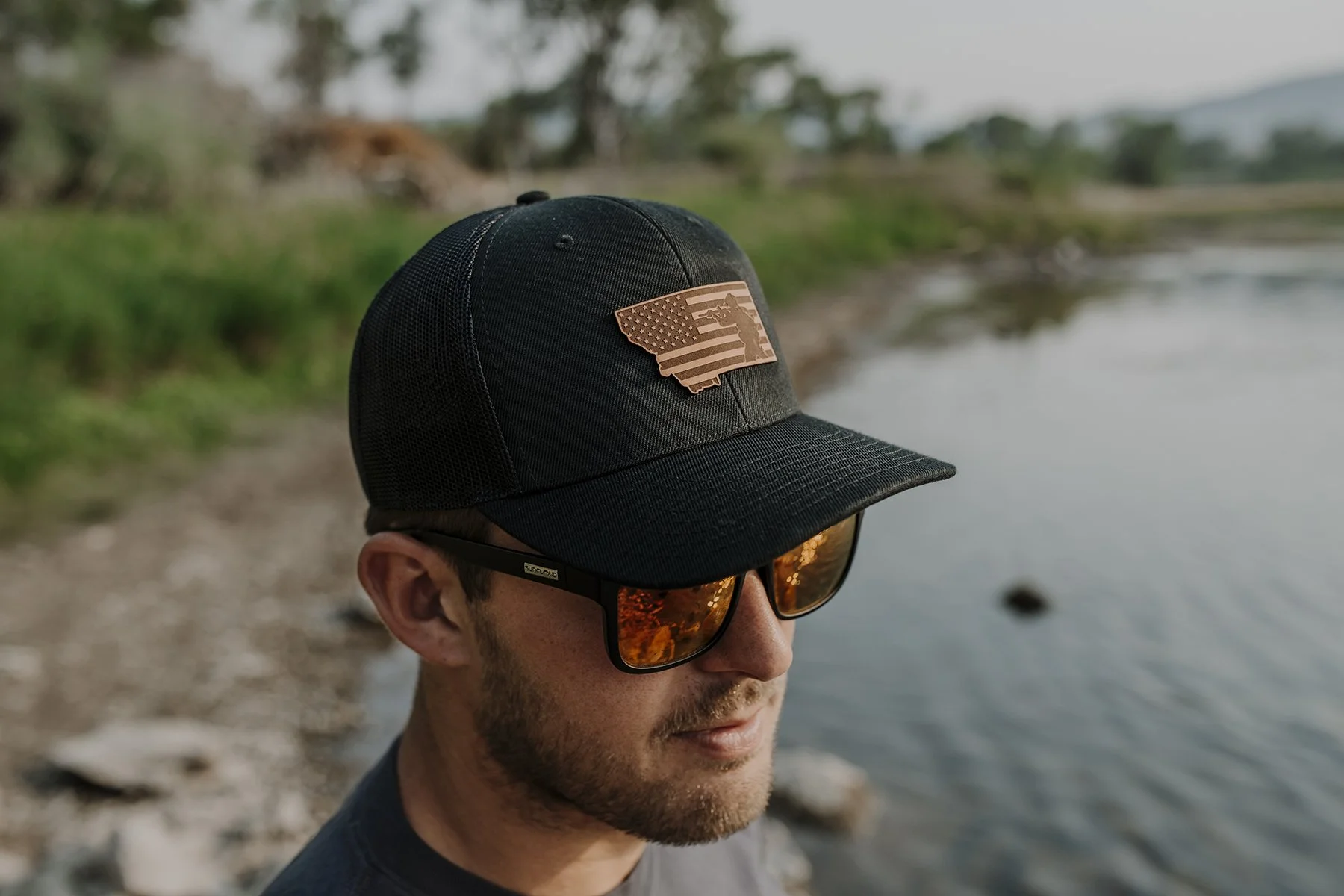 The Leather Patch Trucker