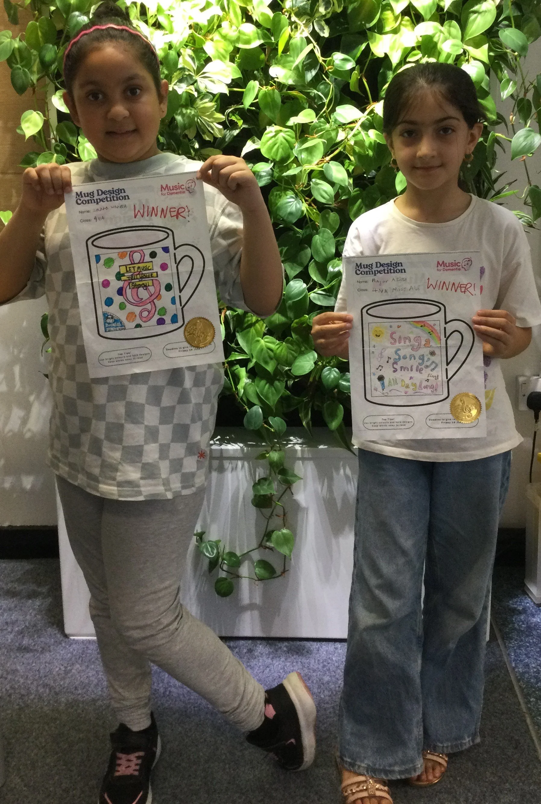 Young designers at St Margaret's CofE Primary School in Whalley Range help to spread the Power of Music