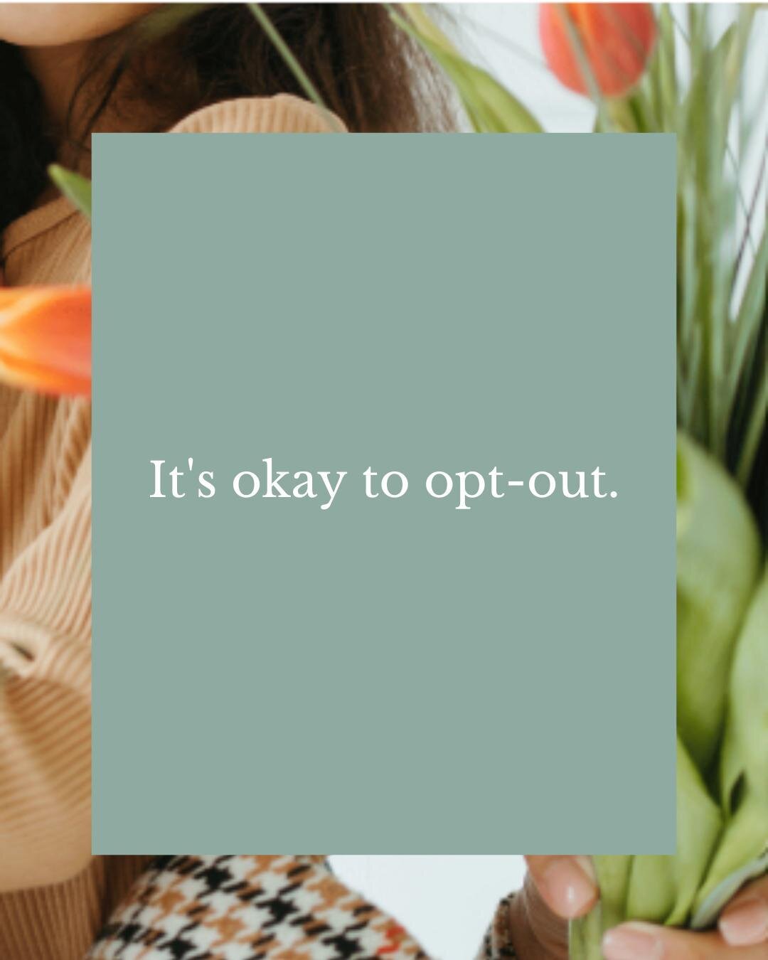 It&rsquo;s okay to opt out. 🤍 Marketers are recognizing that Mother&rsquo;s Day is hard for many people by offering their customers the chance to opt out of messaging related to the holiday. We support this inclusive approach. 💌 To those who don't 